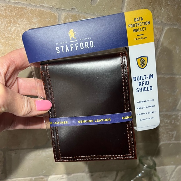 Mens Stafford RFID Shield Wallet - Picture 5 of 15